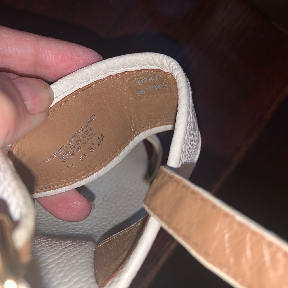 ❌❌❌SOLD Tradesy❌❌❌Tory Burch Selma Wedge White - Picture 8 of 8